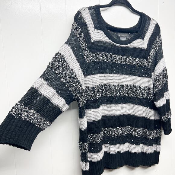 INC International Concepts Womens Sweater Size 3X Sequin Party Event Evening - Picture 5 of 11